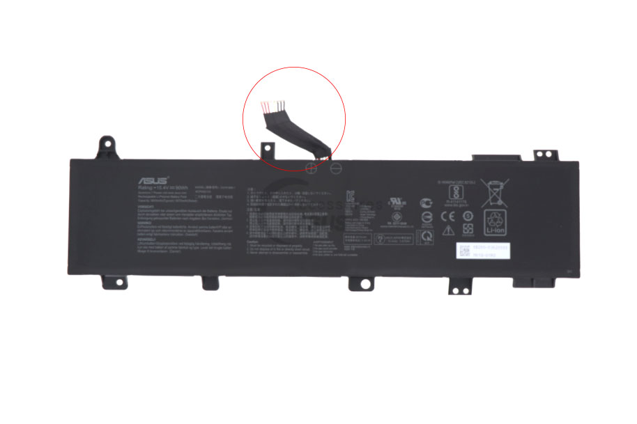 Original 15.4V 90Wh 5845mAh Akku für Asus TUF Gaming F17 FX706HE